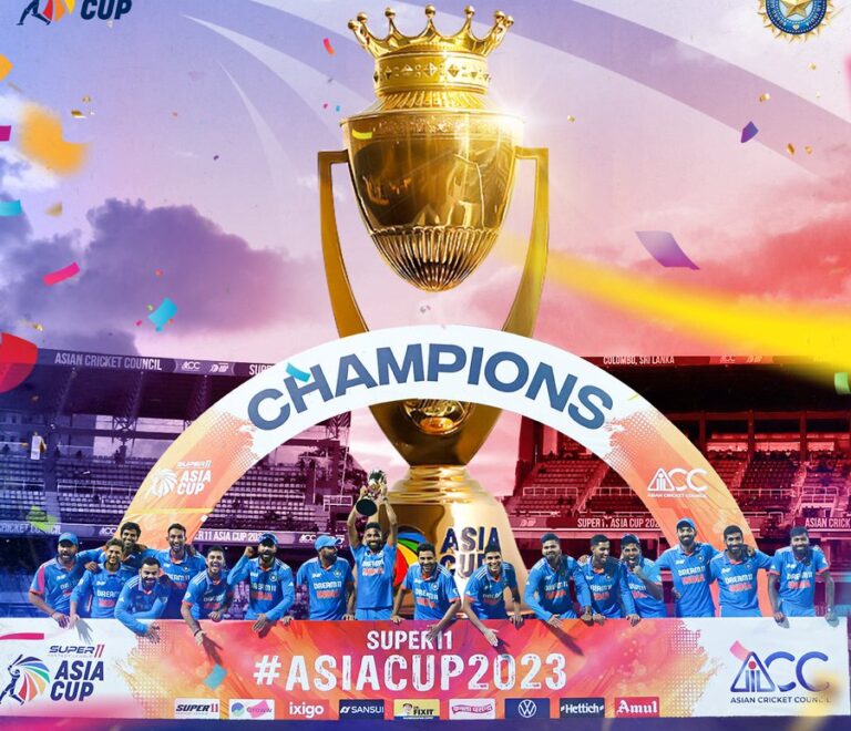 # India Clinches Eighth Title as they Secure a Dominant 10-Wicket Victory over Sri Lanka in the Asia Cup 2023 Final